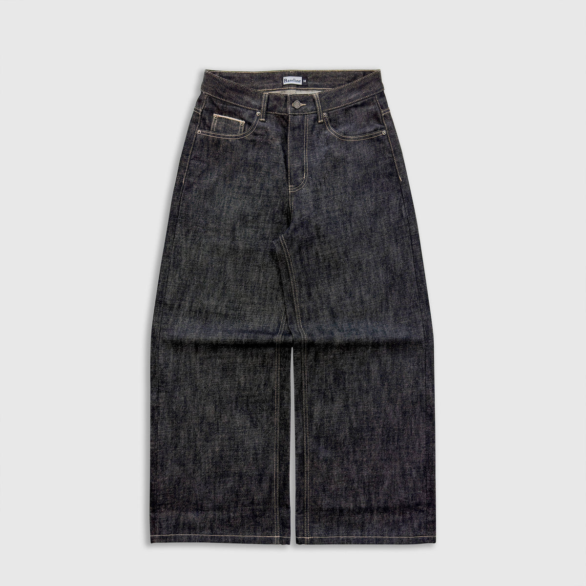 Raw Black Selvedge Denim