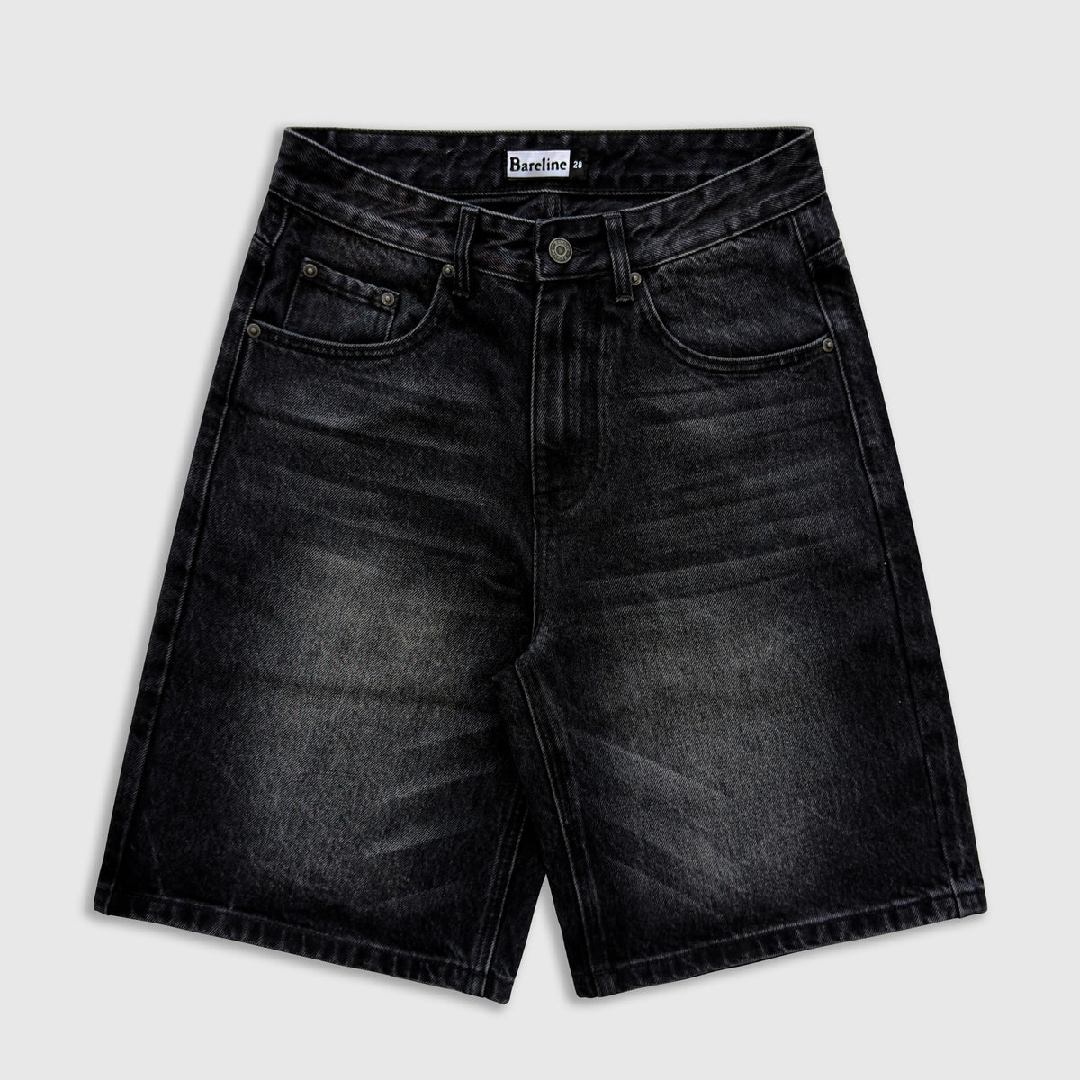 Stone Wash Jorts