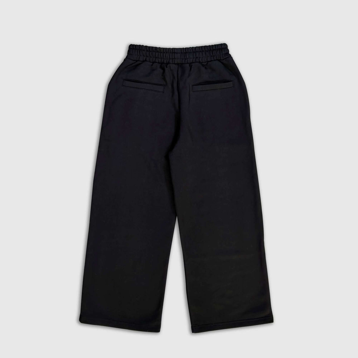Jet Black Baggy Sweatpants