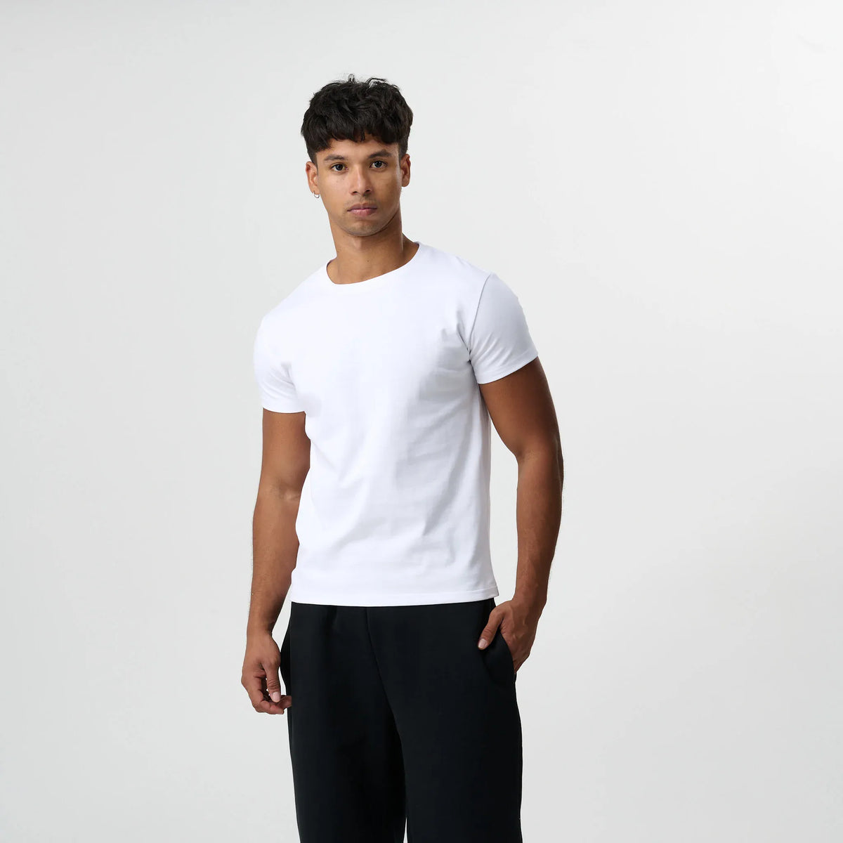 White Core Baby Tee | Mens