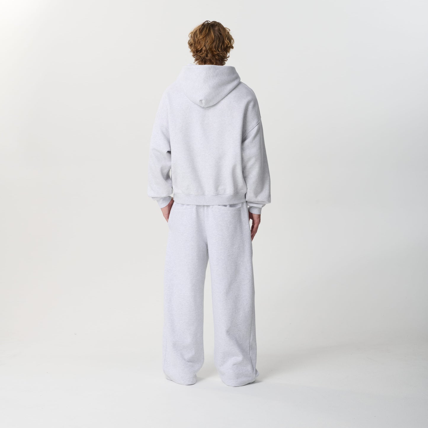 Cloud Grey Crop Hoodie