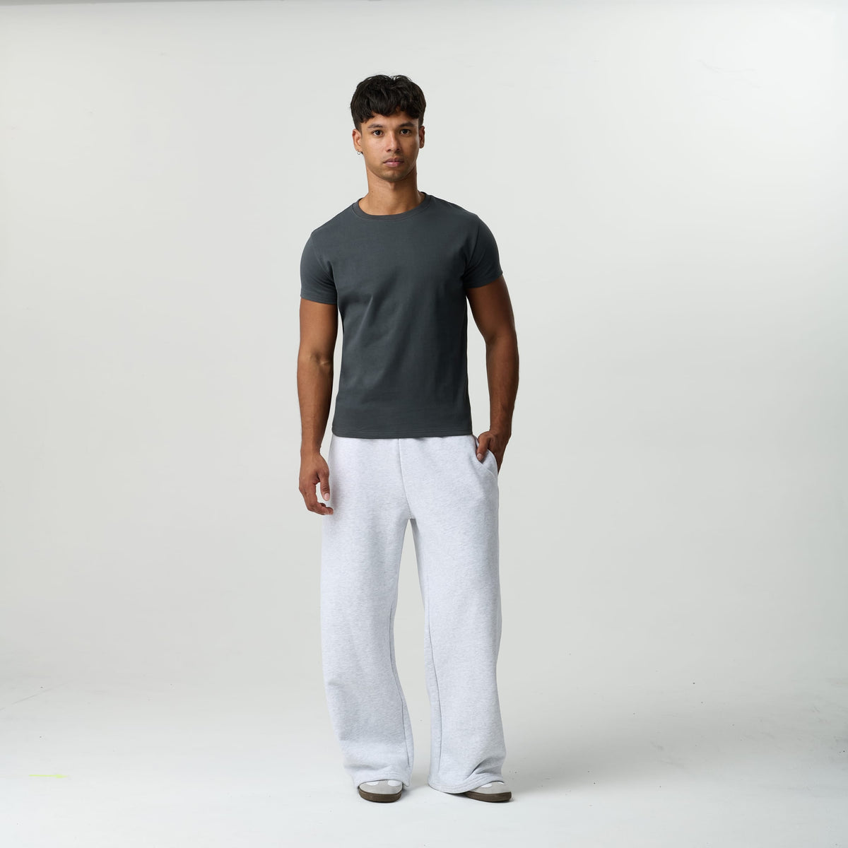 Grey Baby Tee | Mens