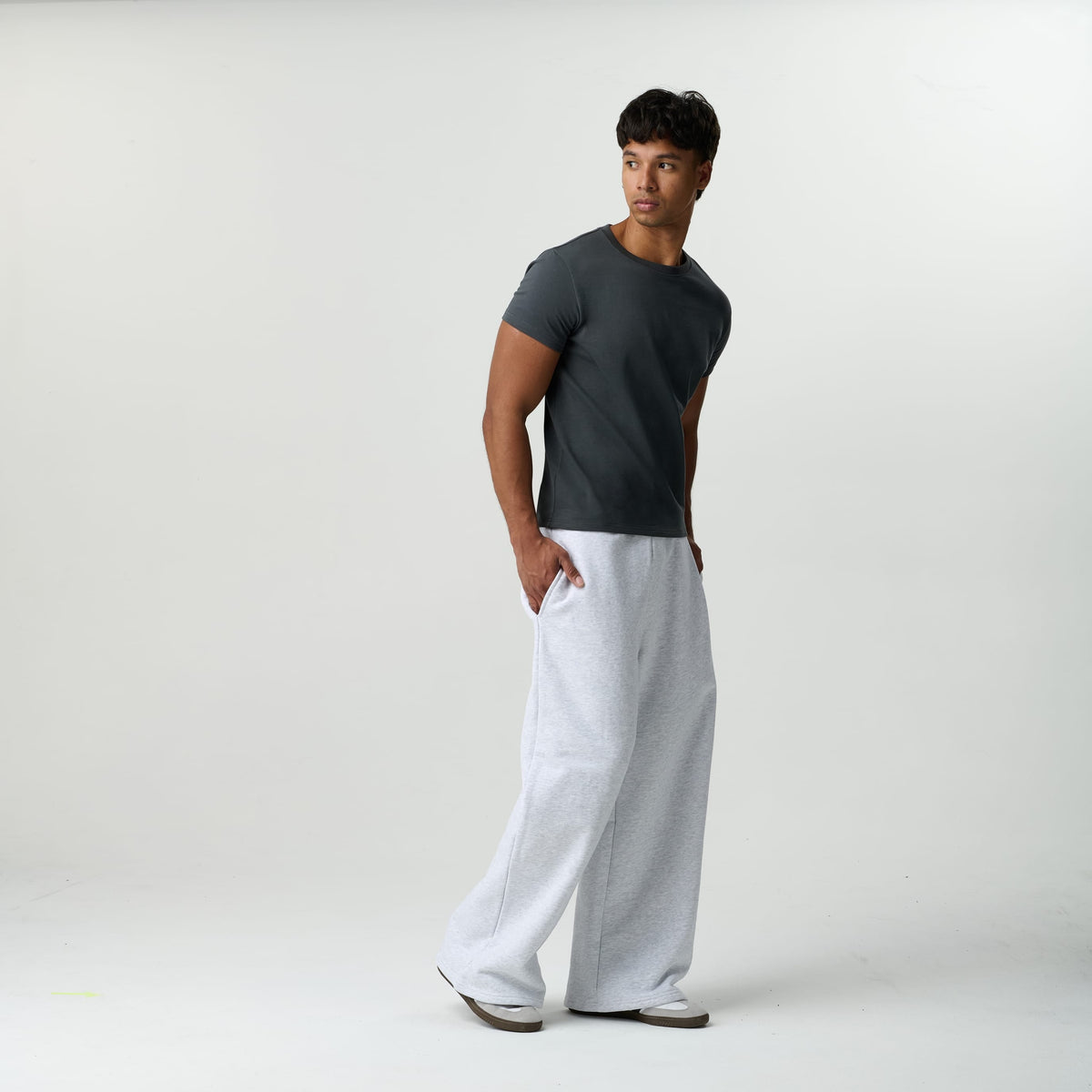 Grey Baby Tee | Mens