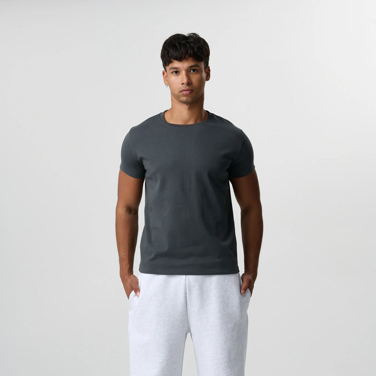 Grey Core Baby Tee | Mens