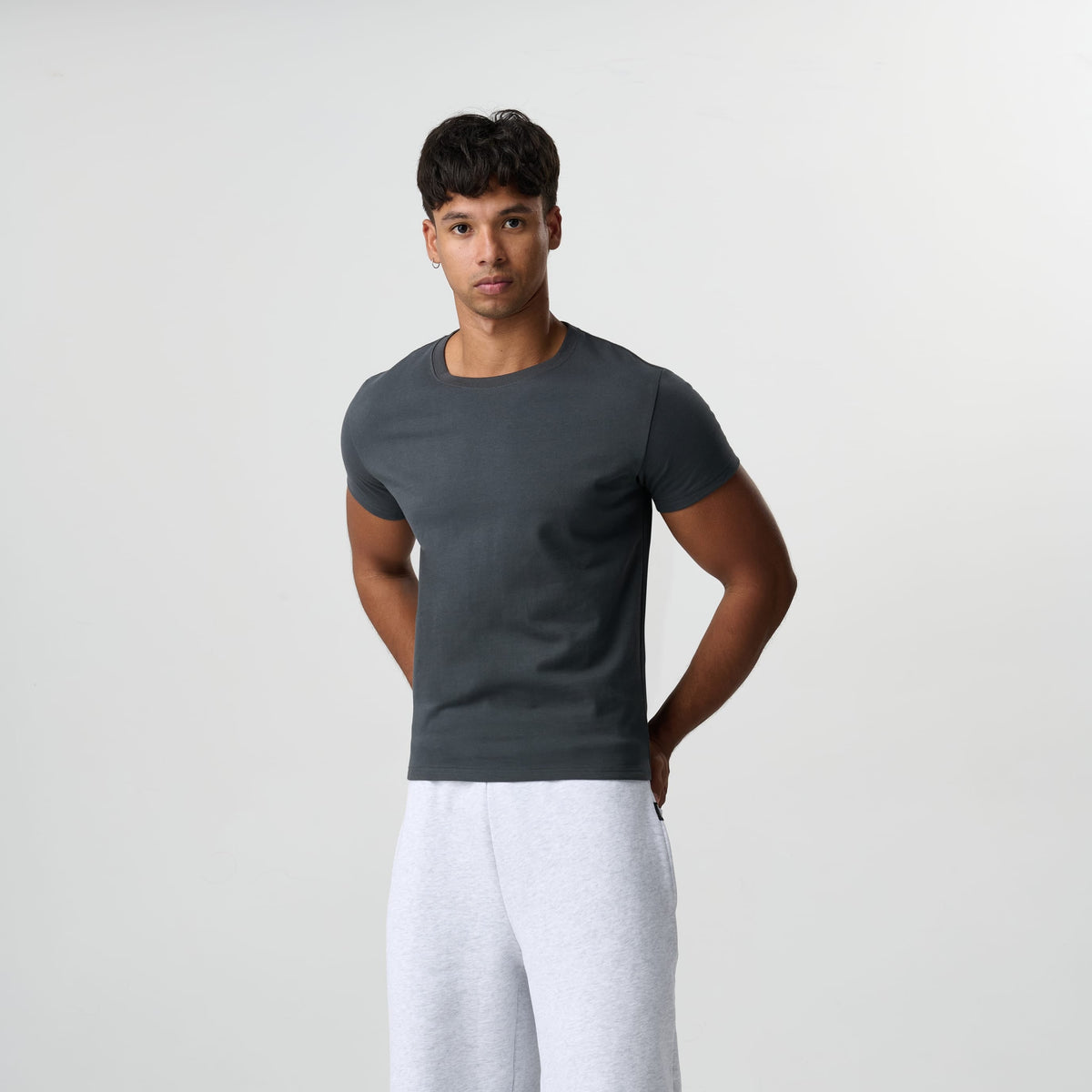 Grey Baby Tee | Mens