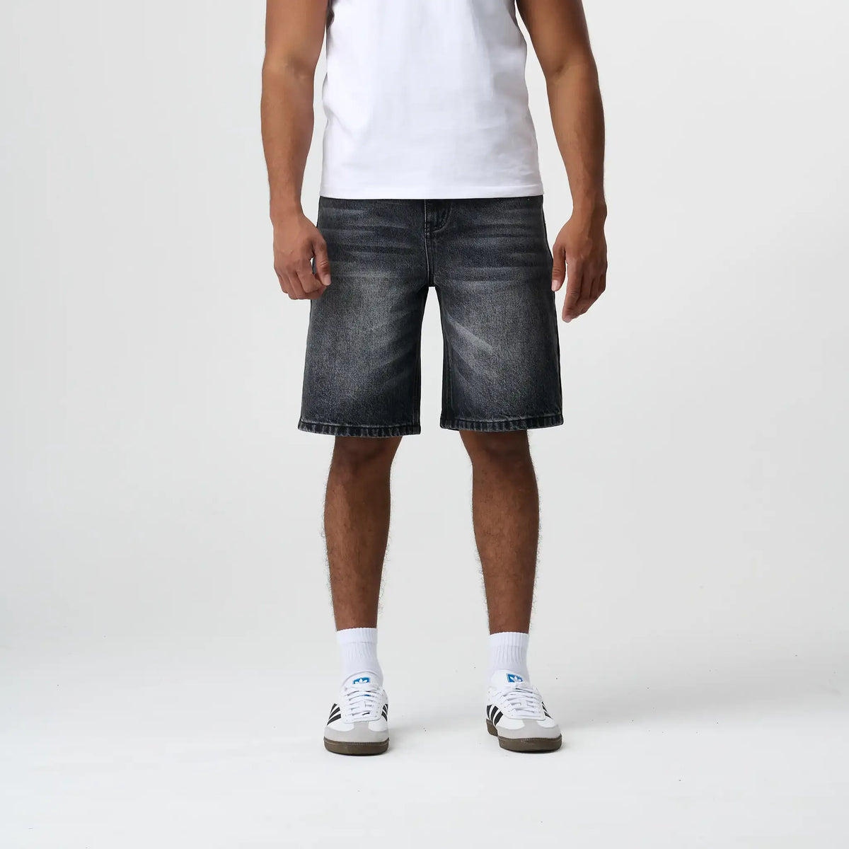 Grey Wash Jorts