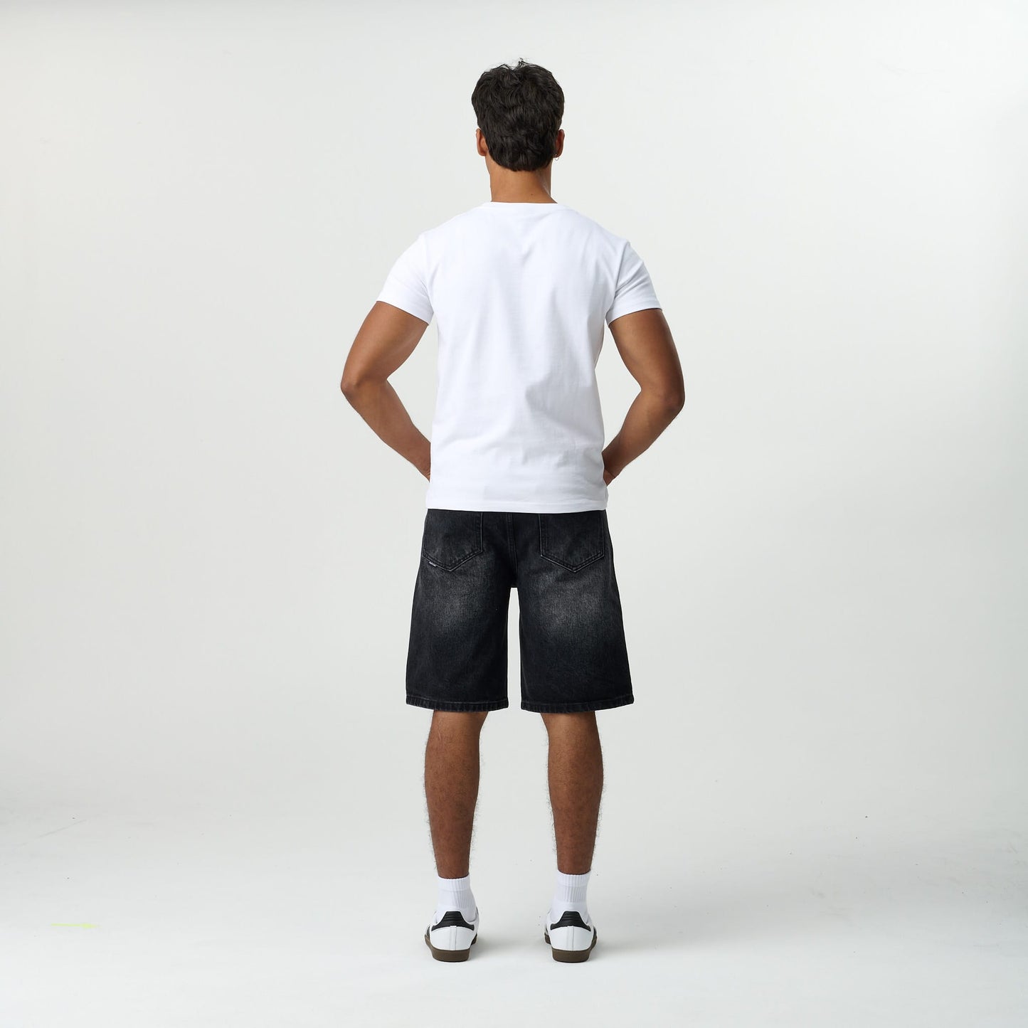 Stone Wash Jorts