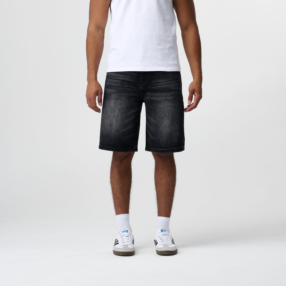 Stone Wash Jorts