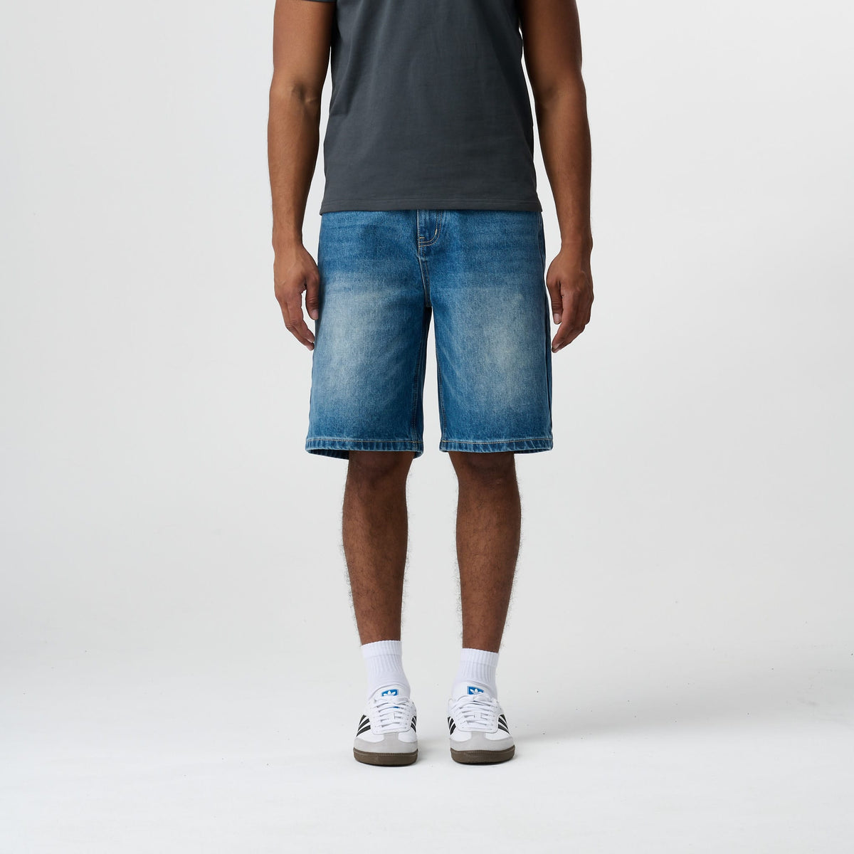 Blue Wash Jorts