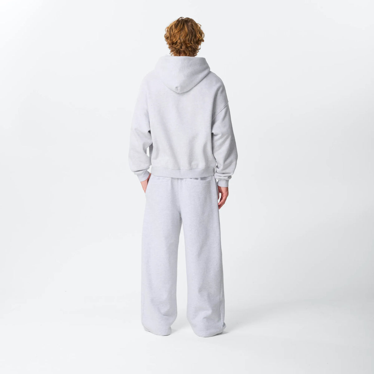 Cloud Grey Crop Hoodie