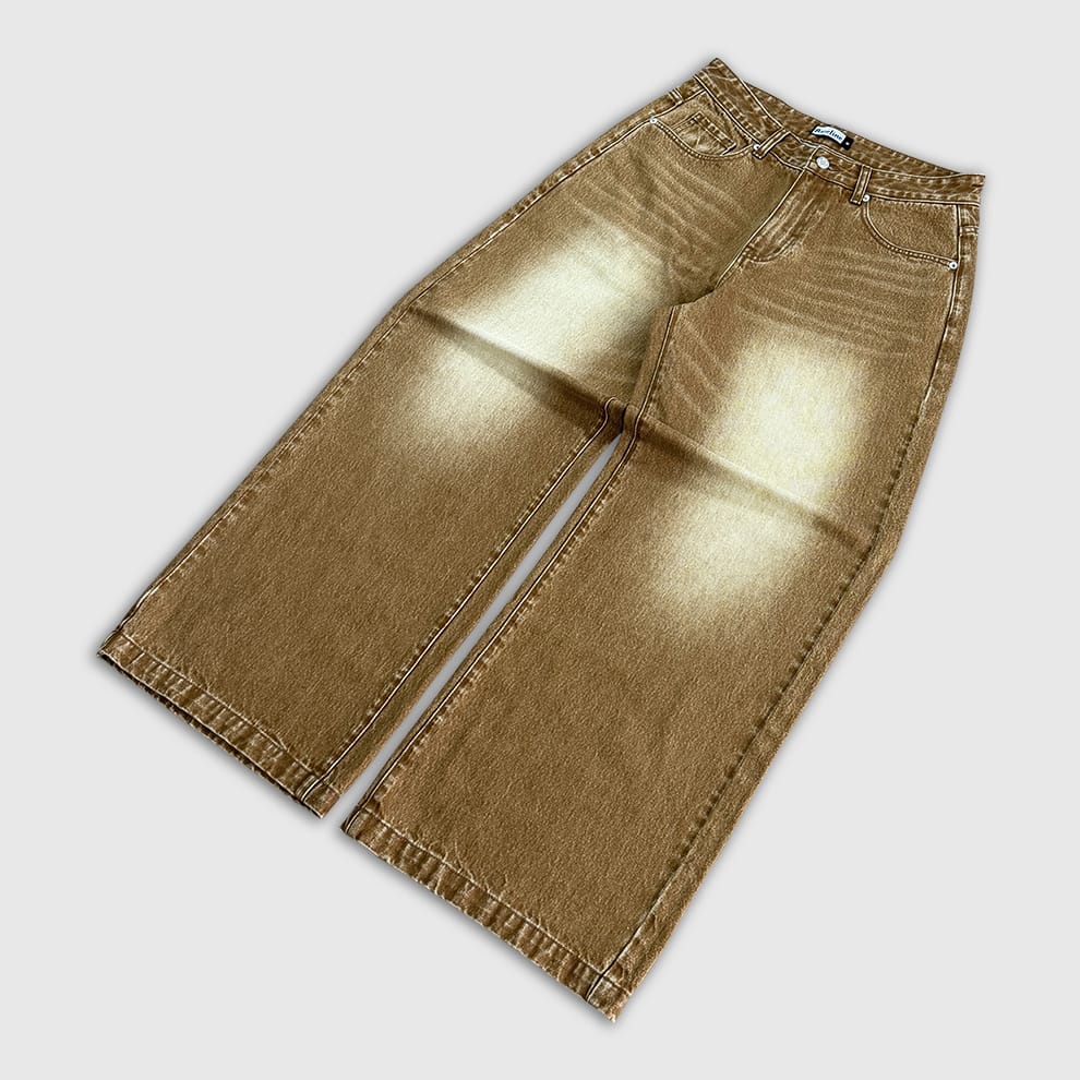 Brown Wash Denim