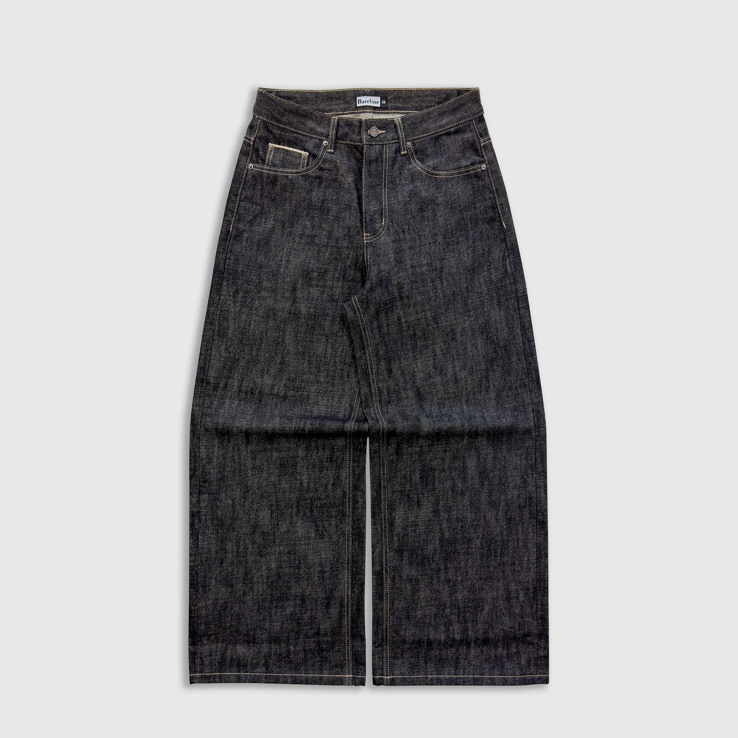 Raw Black Selvedge Denim