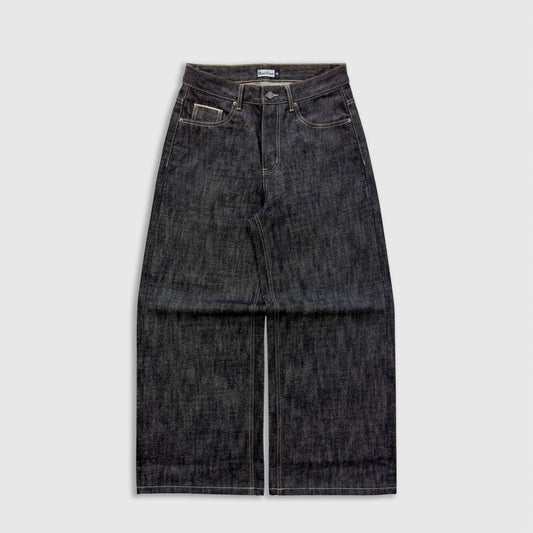 Raw Black Selvedge Denim