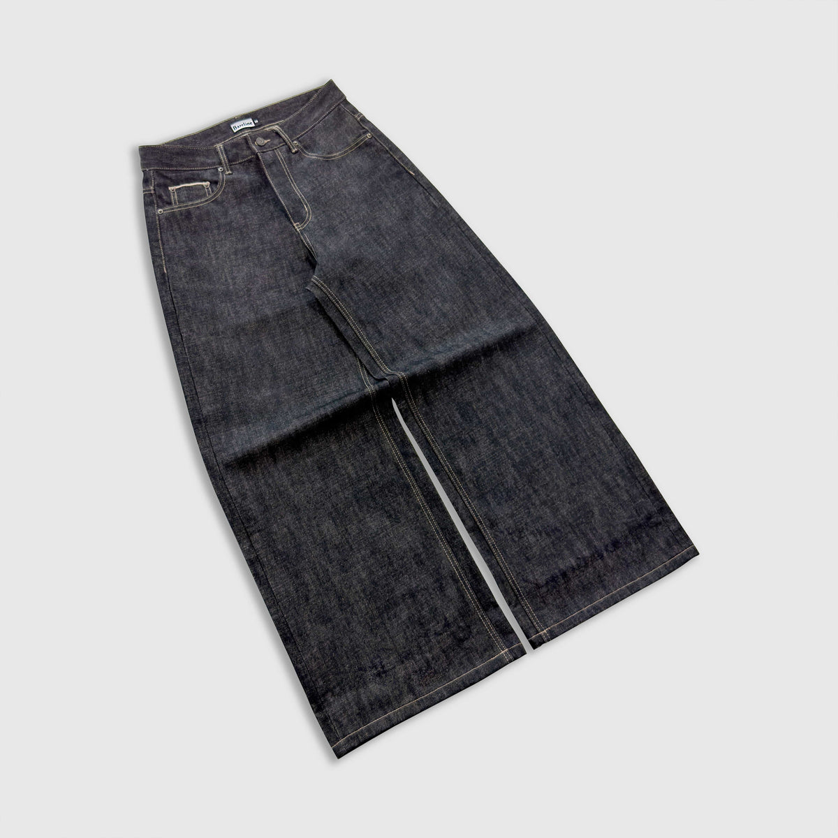 Raw Black Selvedge Denim