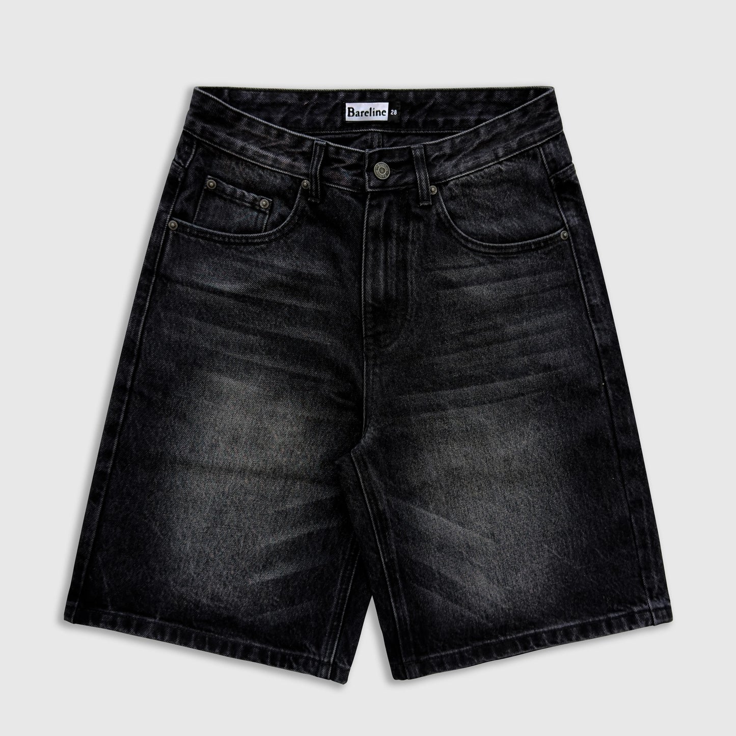 Stone Wash Jorts