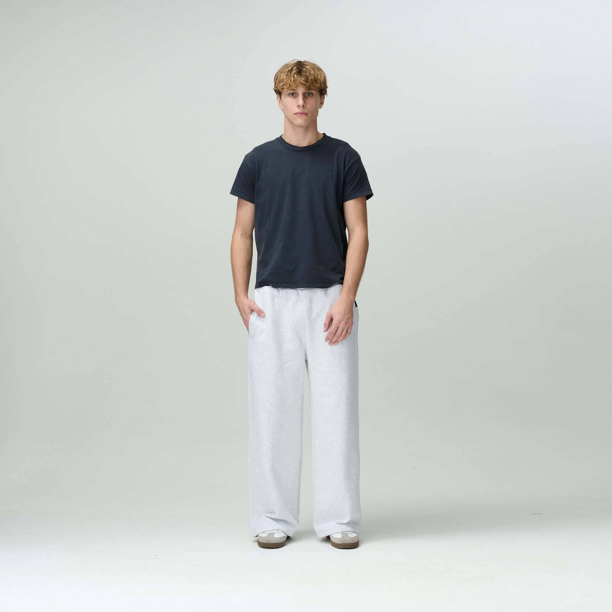 Cloud Grey Baggy Sweatpants