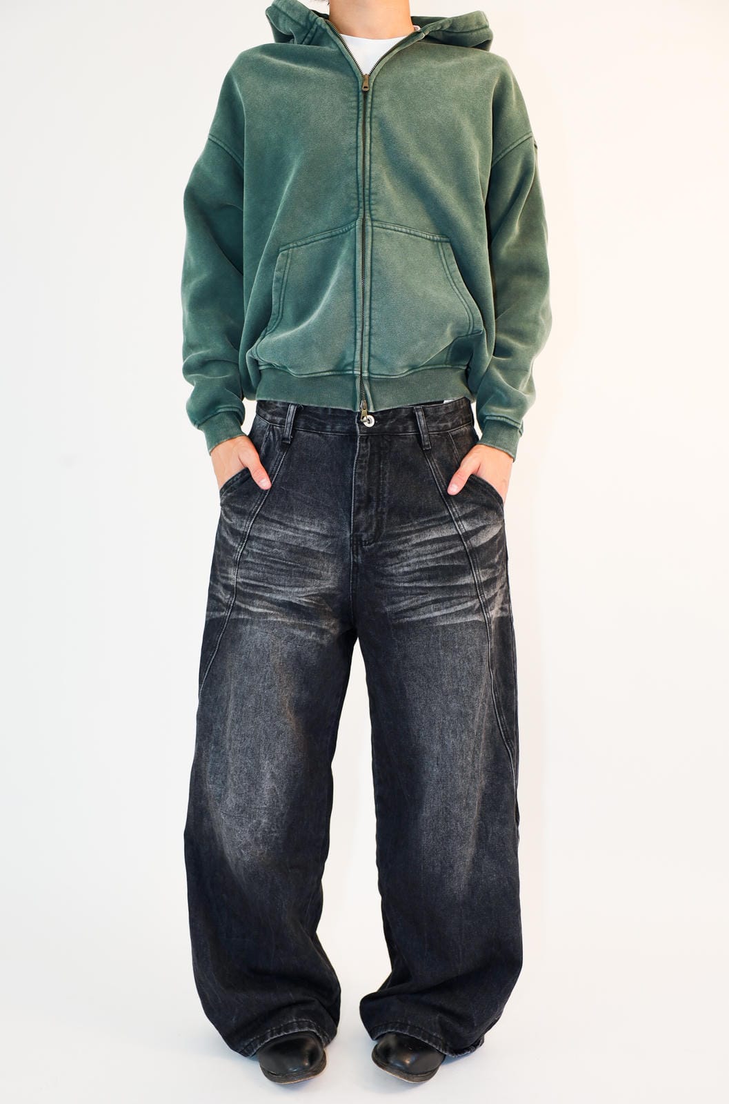 Washed Zip